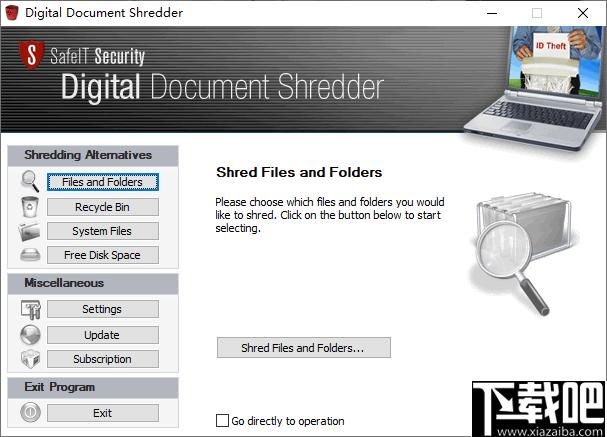 Digital Document Shredder下载,数据清理,文件擦除