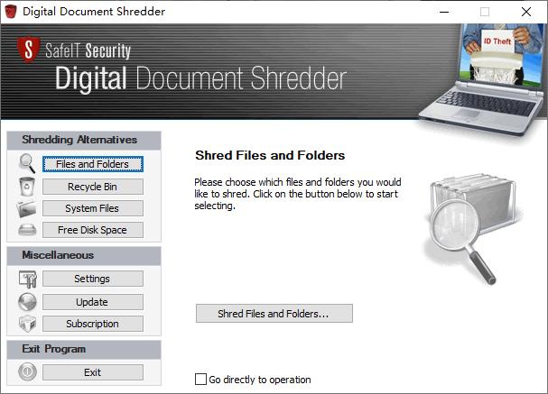 Digital Document Shredder下载,数据清理,文件擦除
