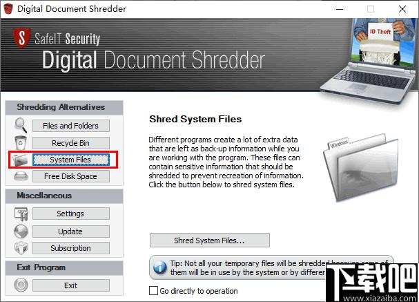 Digital Document Shredder下载,数据清理,文件擦除